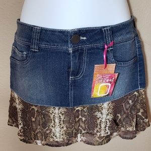Glo Jean skirt